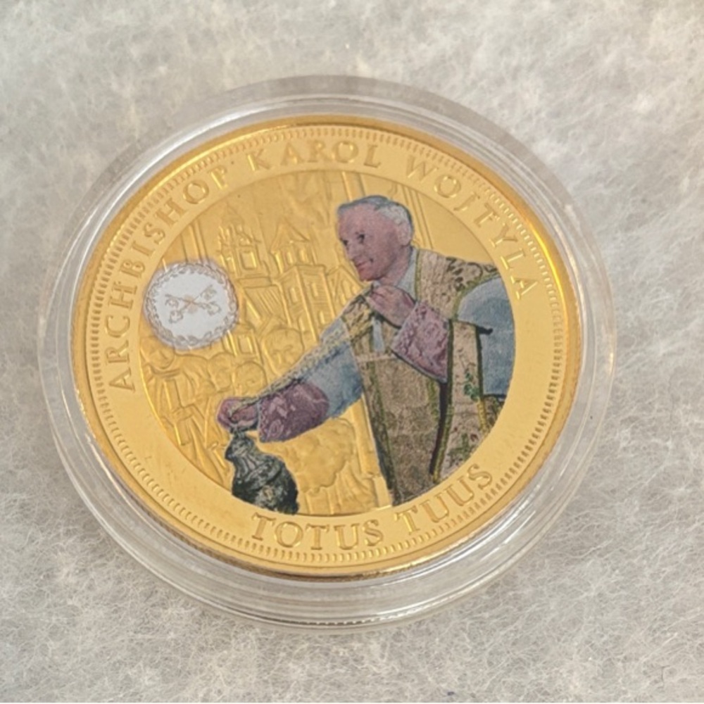 2014 Commemorative 24k Gold Coin featuring Archbishop Karol Woityla